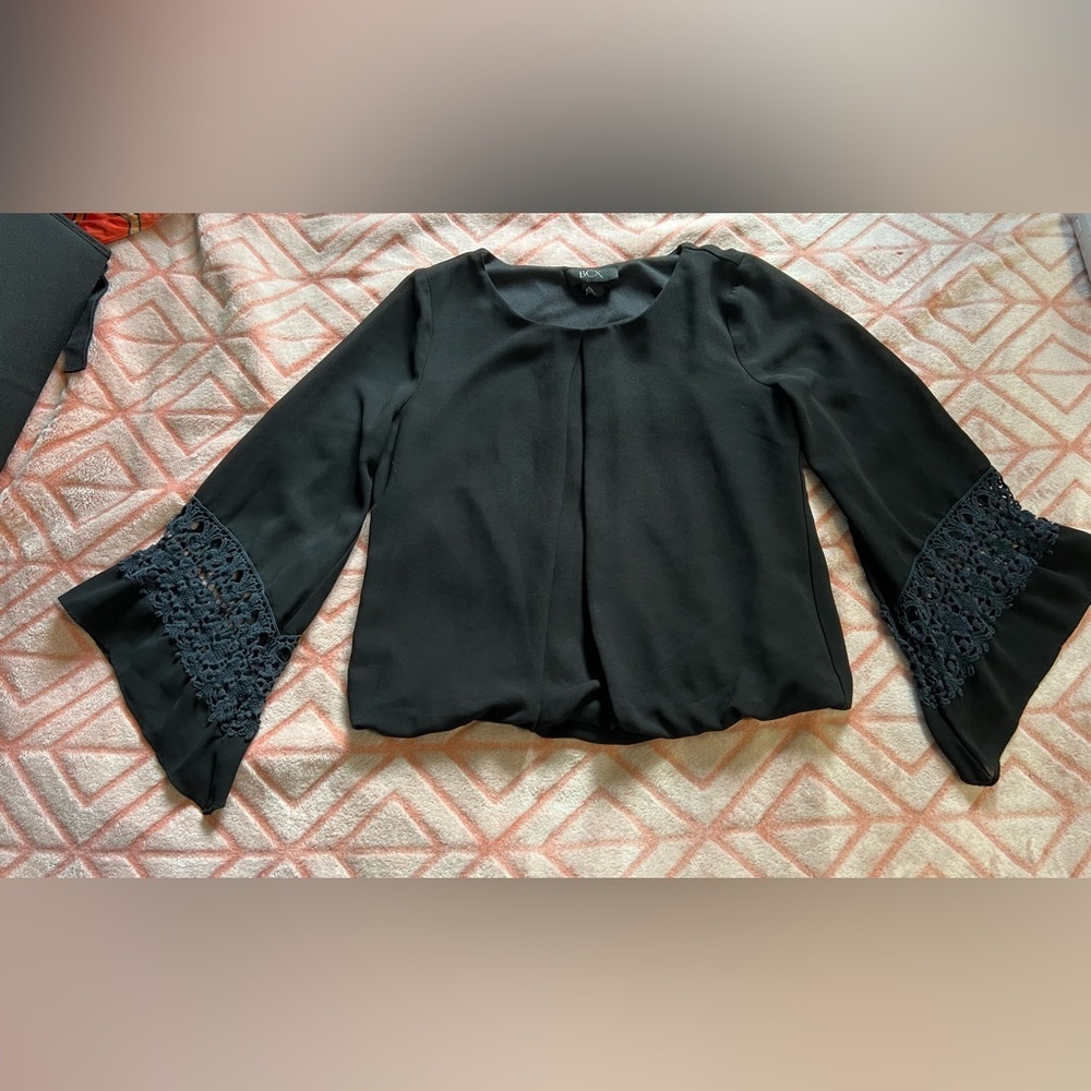 263 Bcx Black Blouse